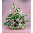 鹿児島県薩摩川内市花の店やまさきの花　ピンク色のアレンジ