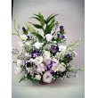 鹿児島県薩摩川内市花の店やまさきの花　白のアレンジ